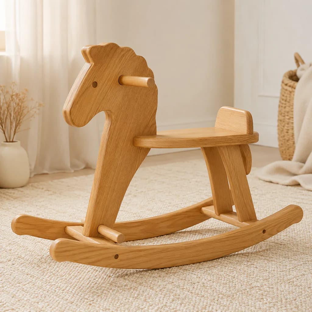 Caballo balancín artesanal