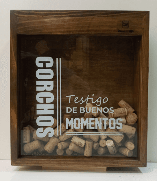 Caja para corchos · Testigo de buenos momentos
