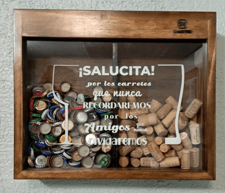 Caja mixta para tapas y corchos · Salucita